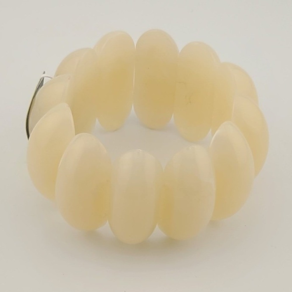I.N.C. International Concepts Shell Stretch Bracelet Chunky Oval Link Jewelry